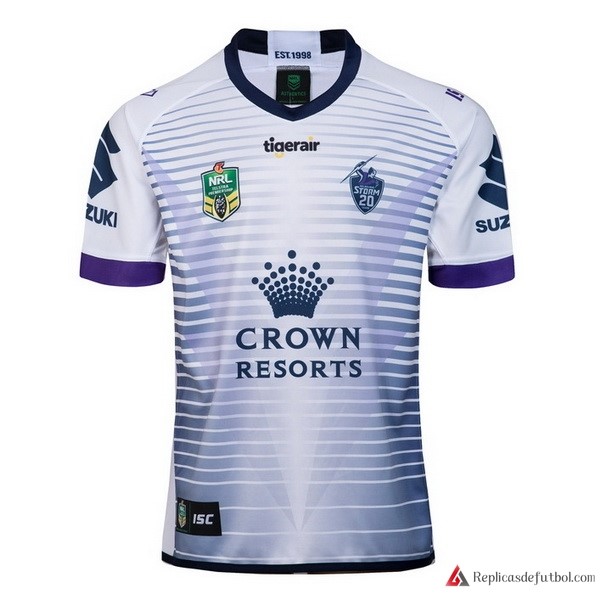 Camiseta Melbourne Storm Segunda equipación 2018 Blanco Rugby